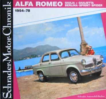 Zeichner "Alfa Romeo Giulia, Giulietta Sprint Spider" Alfa Romeo History 1989 (8240)